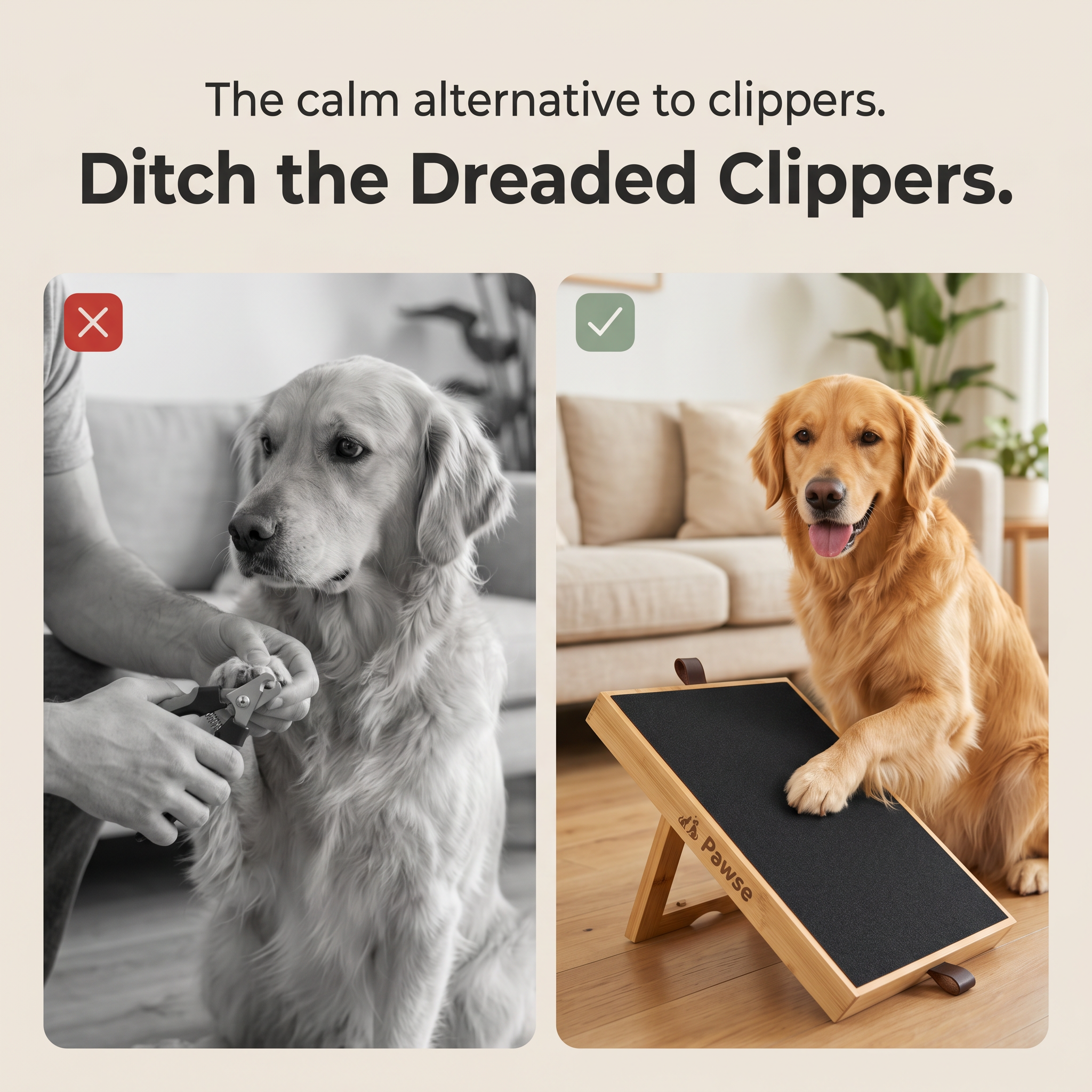 The Pawse™ Dog Nail Scratch Board